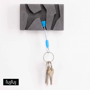 BLUE NUT GRIS PETIT SUPPORT CLES
