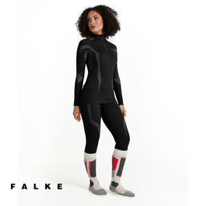 T-SHIRT 1/4 ZIP WOOL TECH FEMME MANCHES LONGUES LAINE