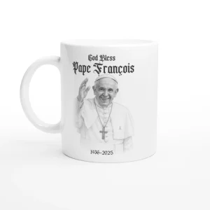 Mug commémoratif Pape François en céramique de 325 ml (11 oz)