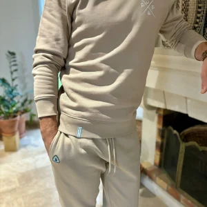 Pantalon de jogging homme beige