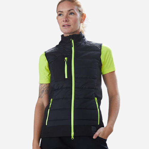 Bodywarmer JN1821 technique en RPET femme James & Nicholson