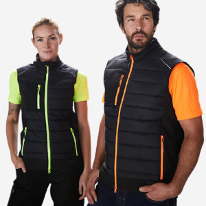 Bodywarmer JN1822 technique en RPET homme James & Nicholson