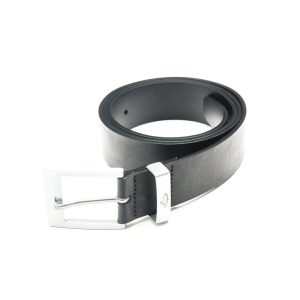 Smooth leather belt