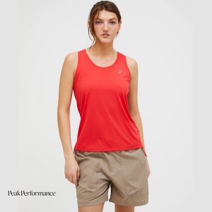 W ACTIVE TANK TOP BRILLIANT RED DEBARDEUR FEMME