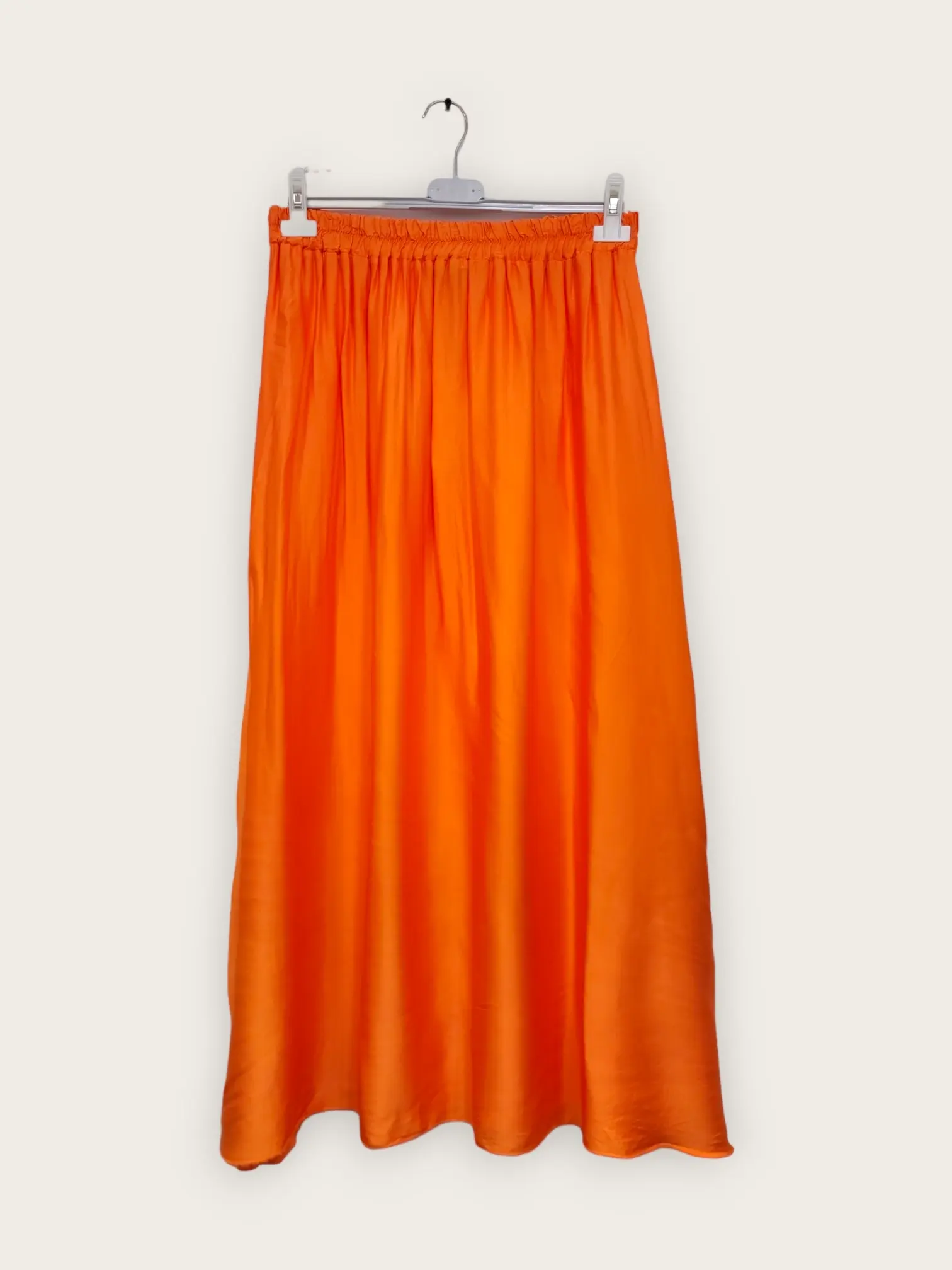 Jupe longue orange Soana