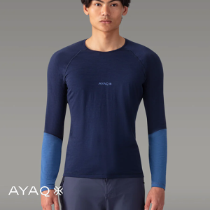 MEFONNA TEE-SHIRT MANCHES LONGUES 100% MERINOS HOMME