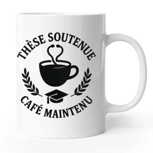 Mug Docteur en Médecine Thèse soutenue, idée cadeau futur médecin