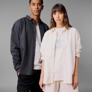 Chemise Worker décontractée unisexe