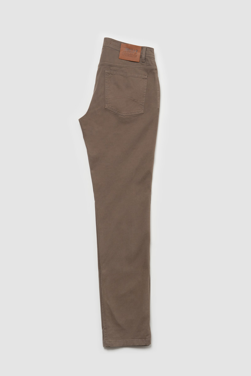 Plain gabardine 5-pocket pants – Image 4