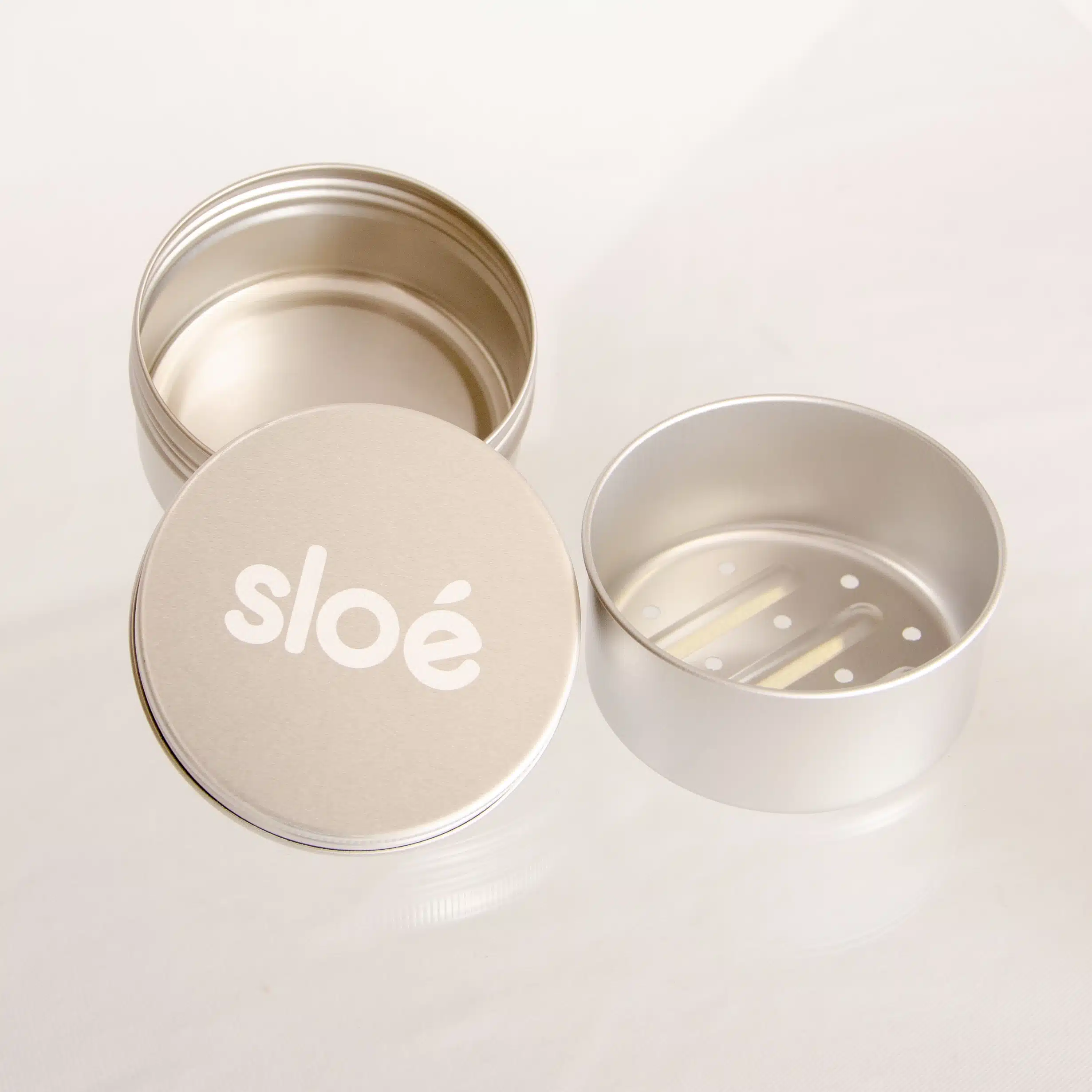 Boite à savon voyage 2-en-1 en aluminium – 2 formats – Sloé Nature – Image 6