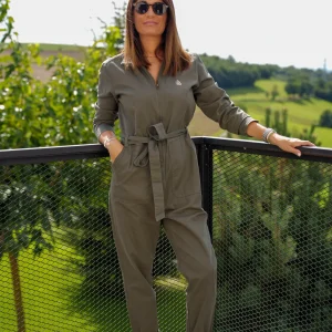 Combinaison femme kaki