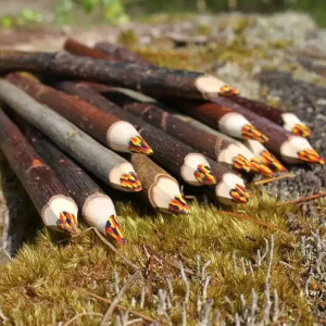 Crayons magiques naturels en branche d’osier – Lot de 3