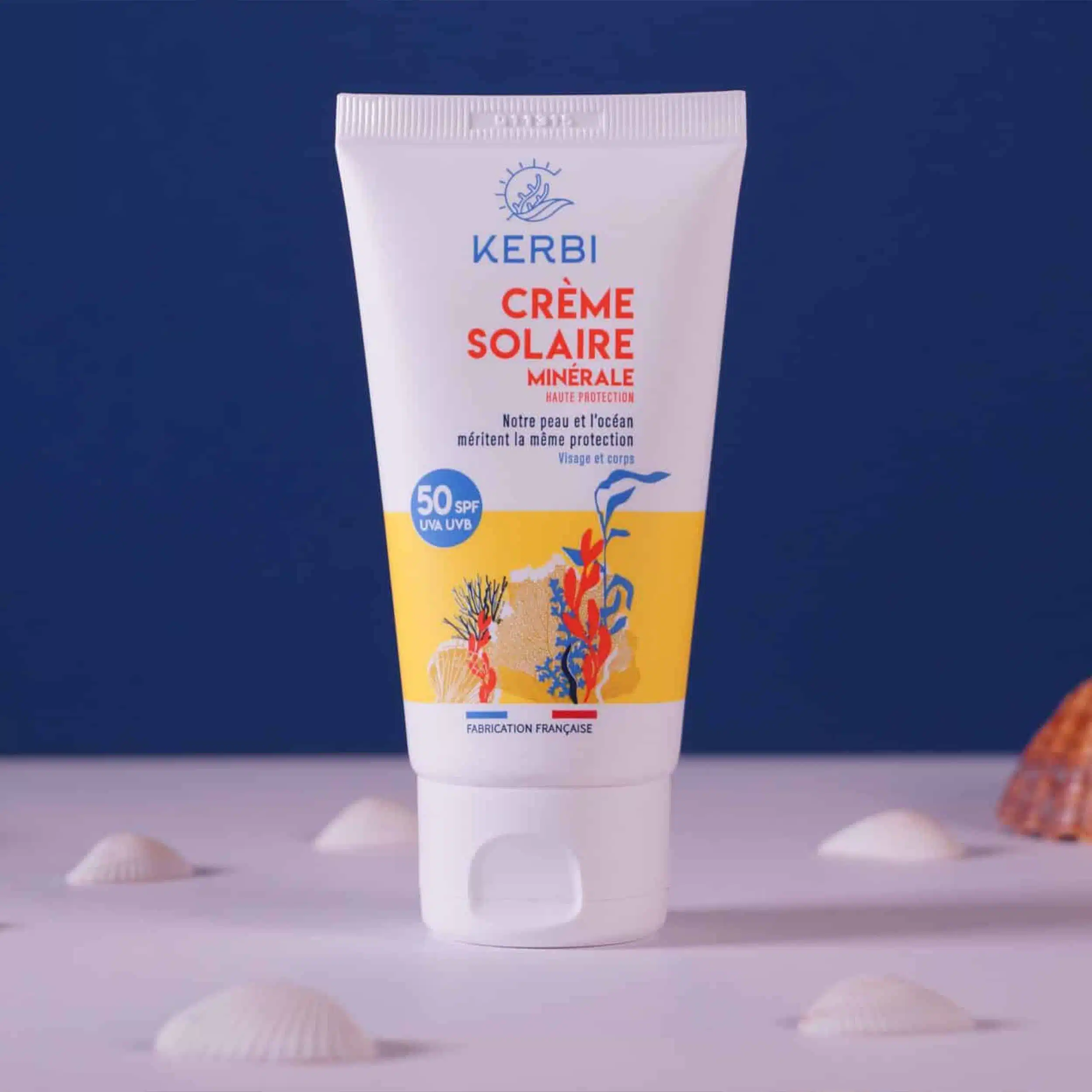 Crème solaire minérale éco-responsable – SPF 50+ – Kerbi – Image 3