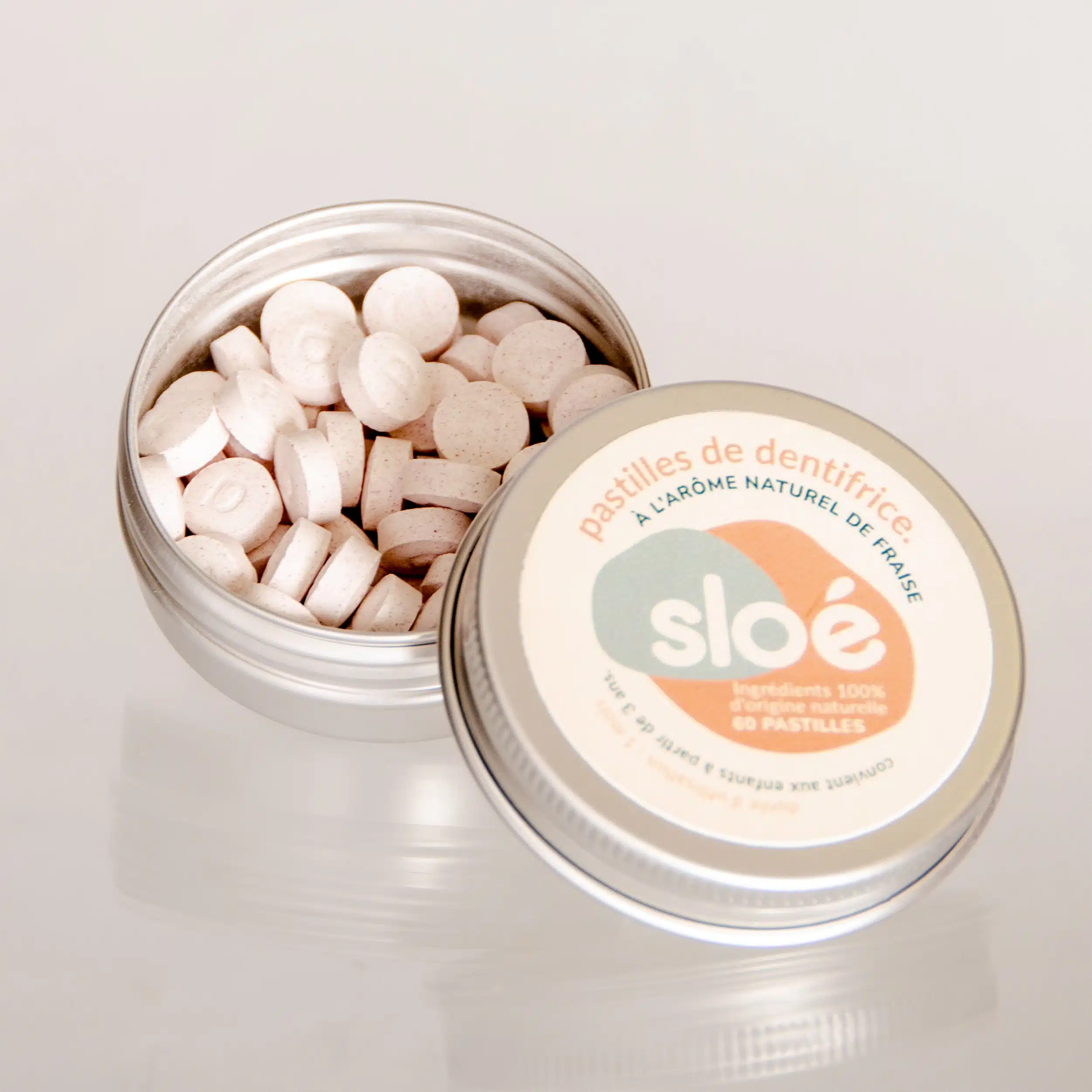 Dentifrice en pastille – Boite nomade x 60 – Sloé Nature – Image 3