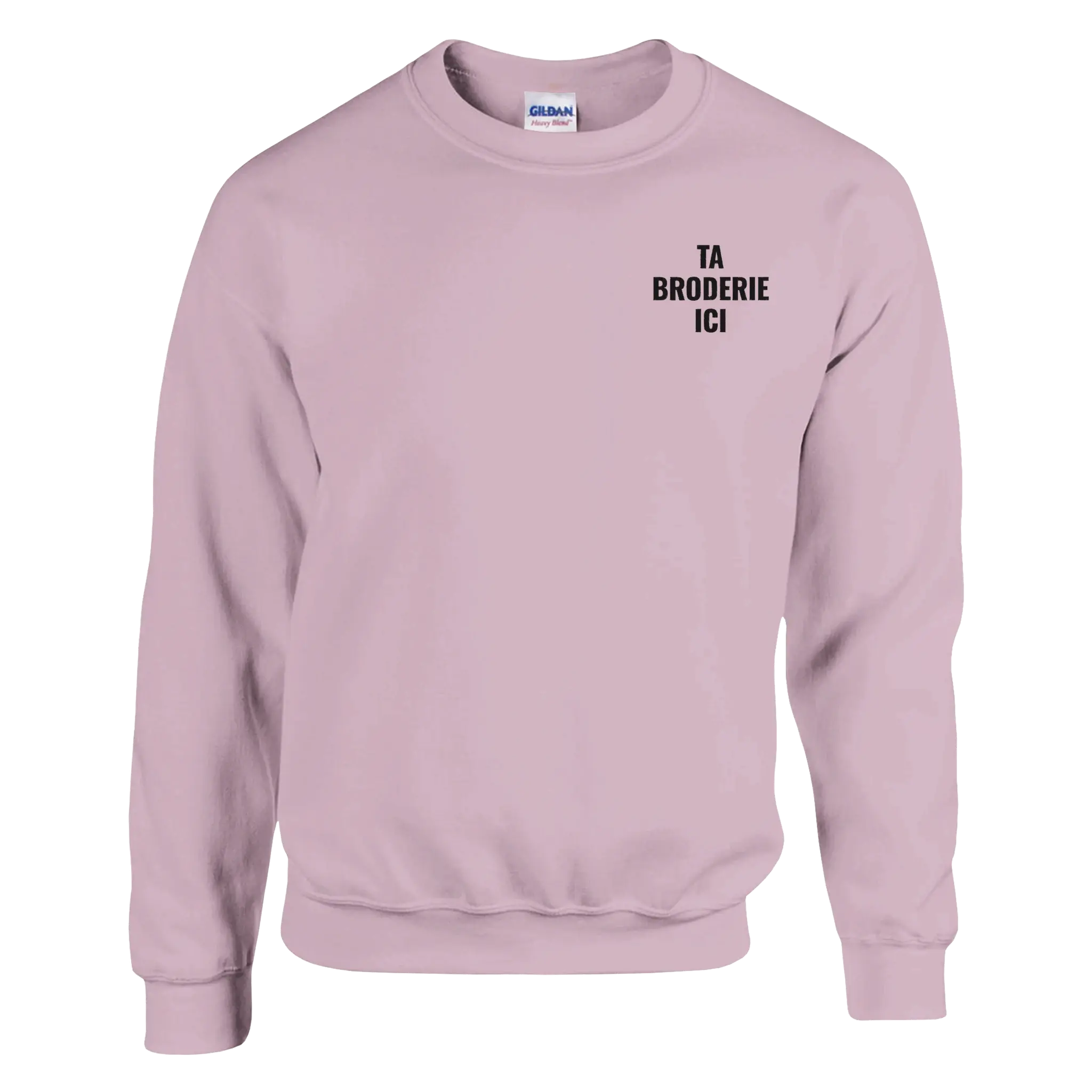 Sweat-shirt Brodé coupe classique | broderie vêtement personnalisé – Image 4