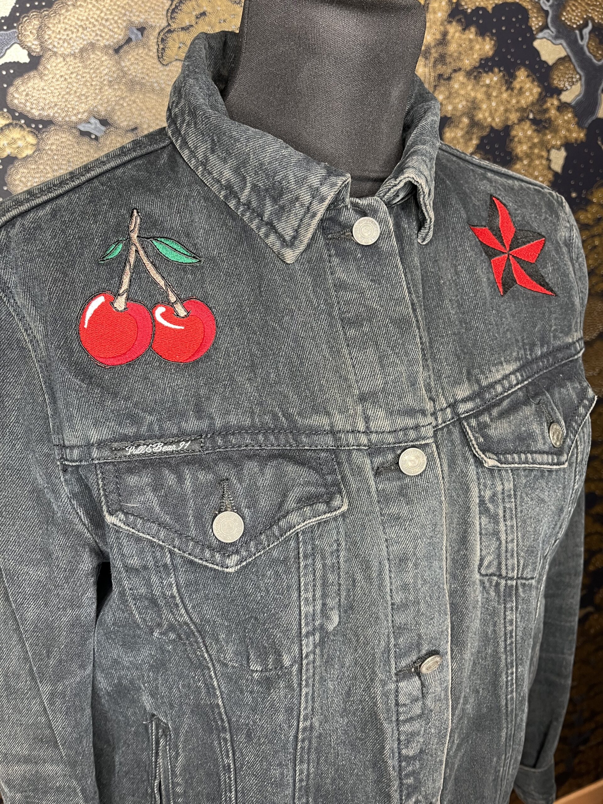 Oldschool Lover : veste en jean – Image 3