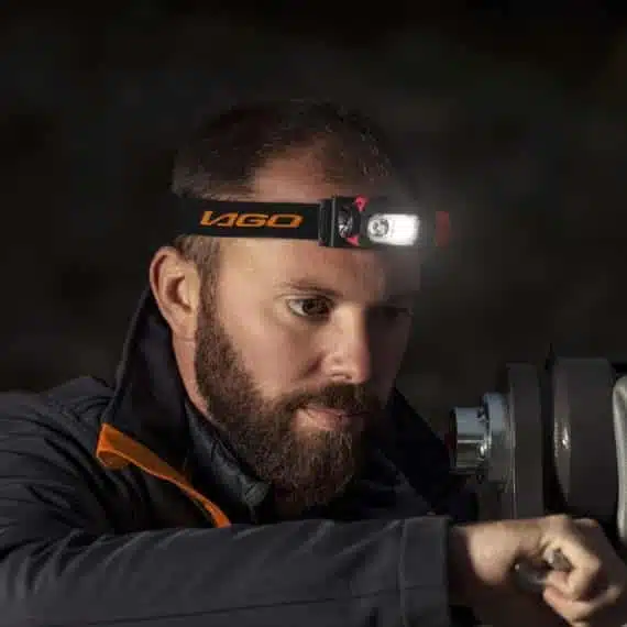 Lampe frontale ultra puissante rechargeable éco-responsable – LAGO IXO2.1 – Image 3
