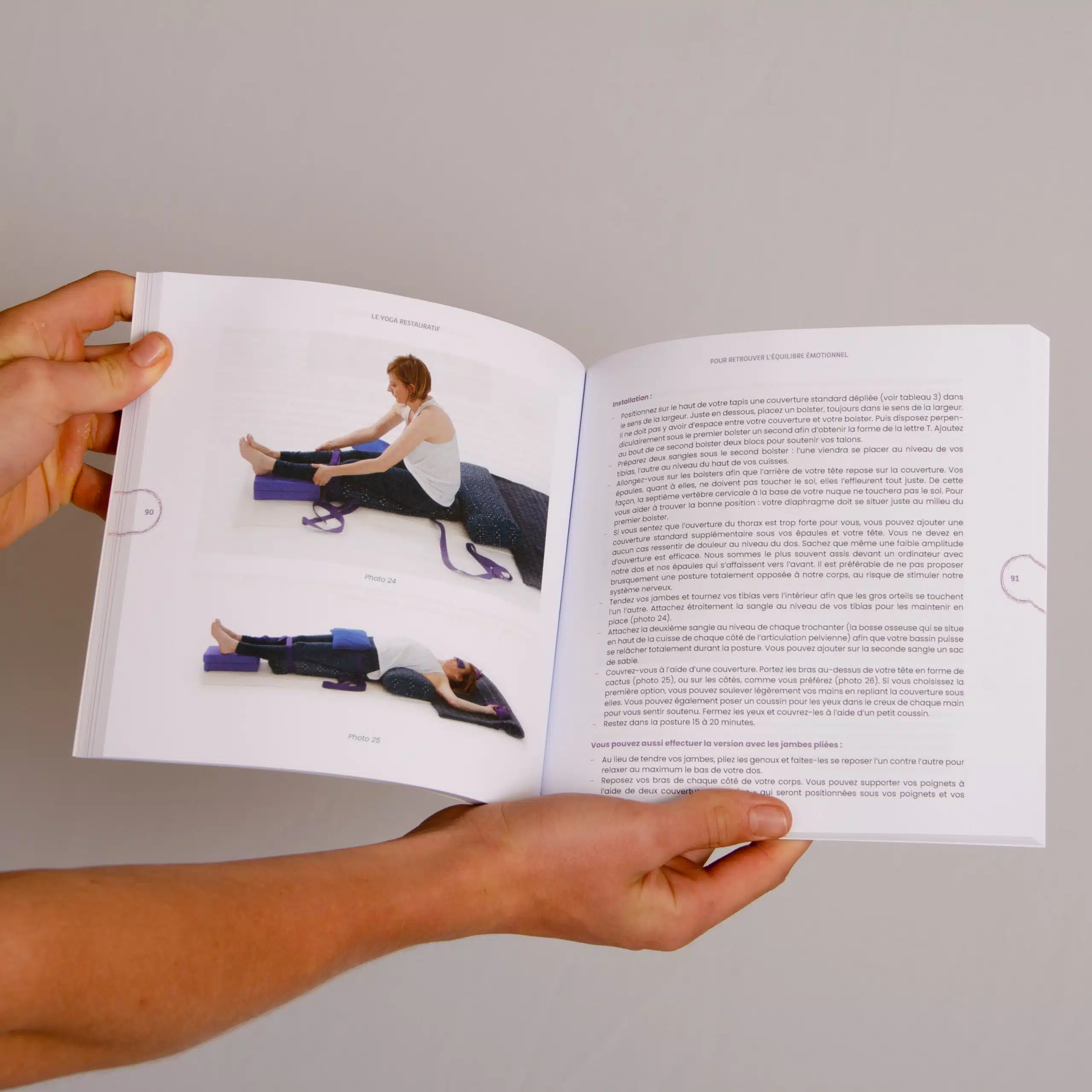 Le yoga restauratif – 32 postures pour se détendre réellement – Audrey Favreau – Editions Grancher – Image 5