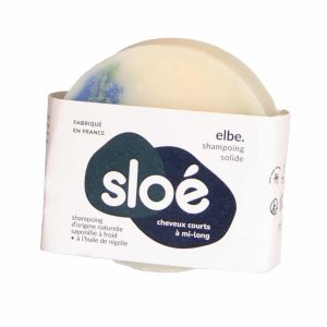 Shampoing solide Bio tout type de cheveux – Elbe – 55 gr – Sloé Nature