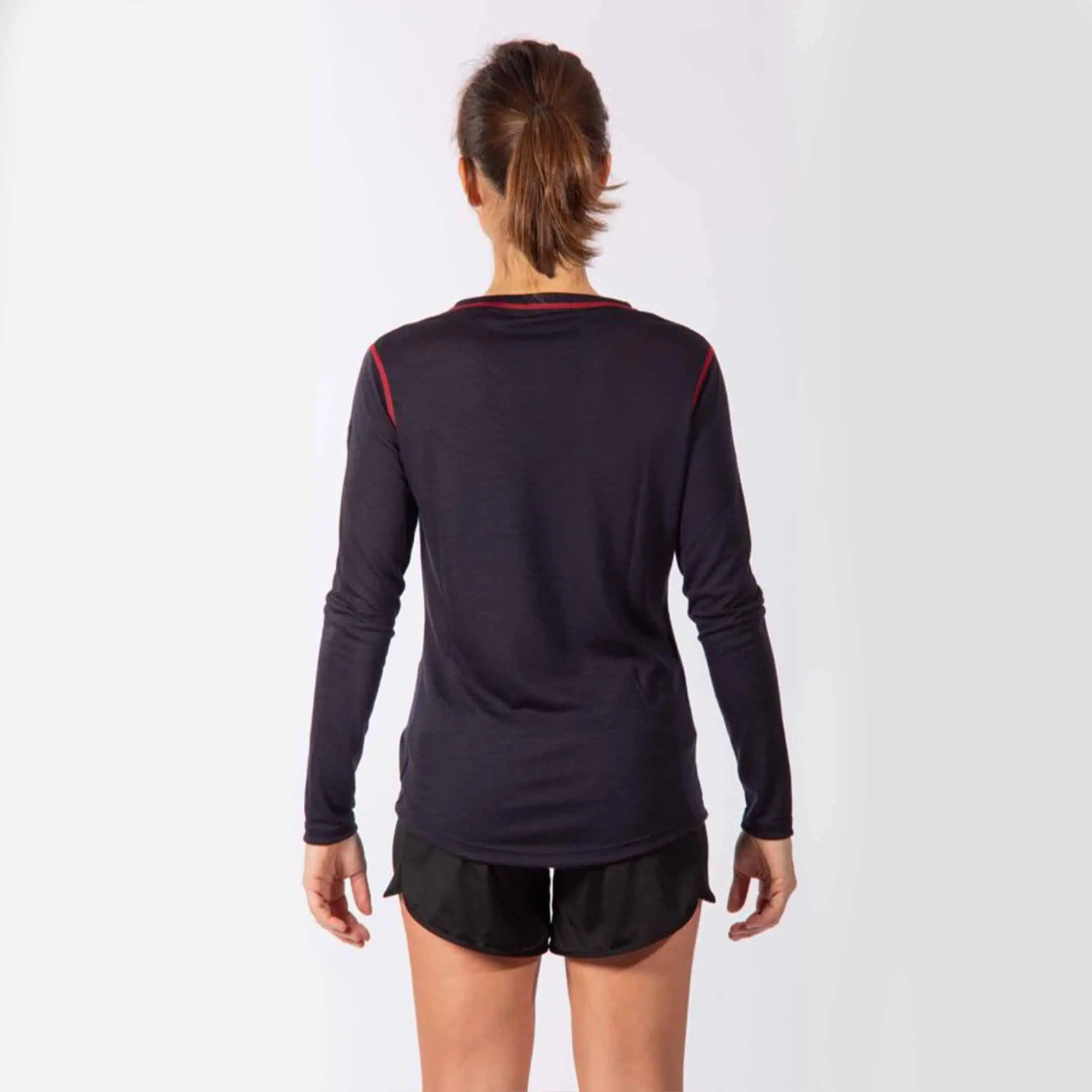 Sous vêtement thermique en laine mérinos – Temps chaud – Bleu nuit – Femme – OGARUN – Image 3