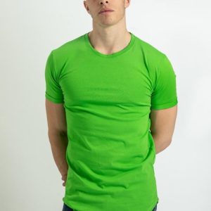 t shirt homme vert