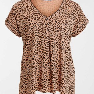 t shirt leopard