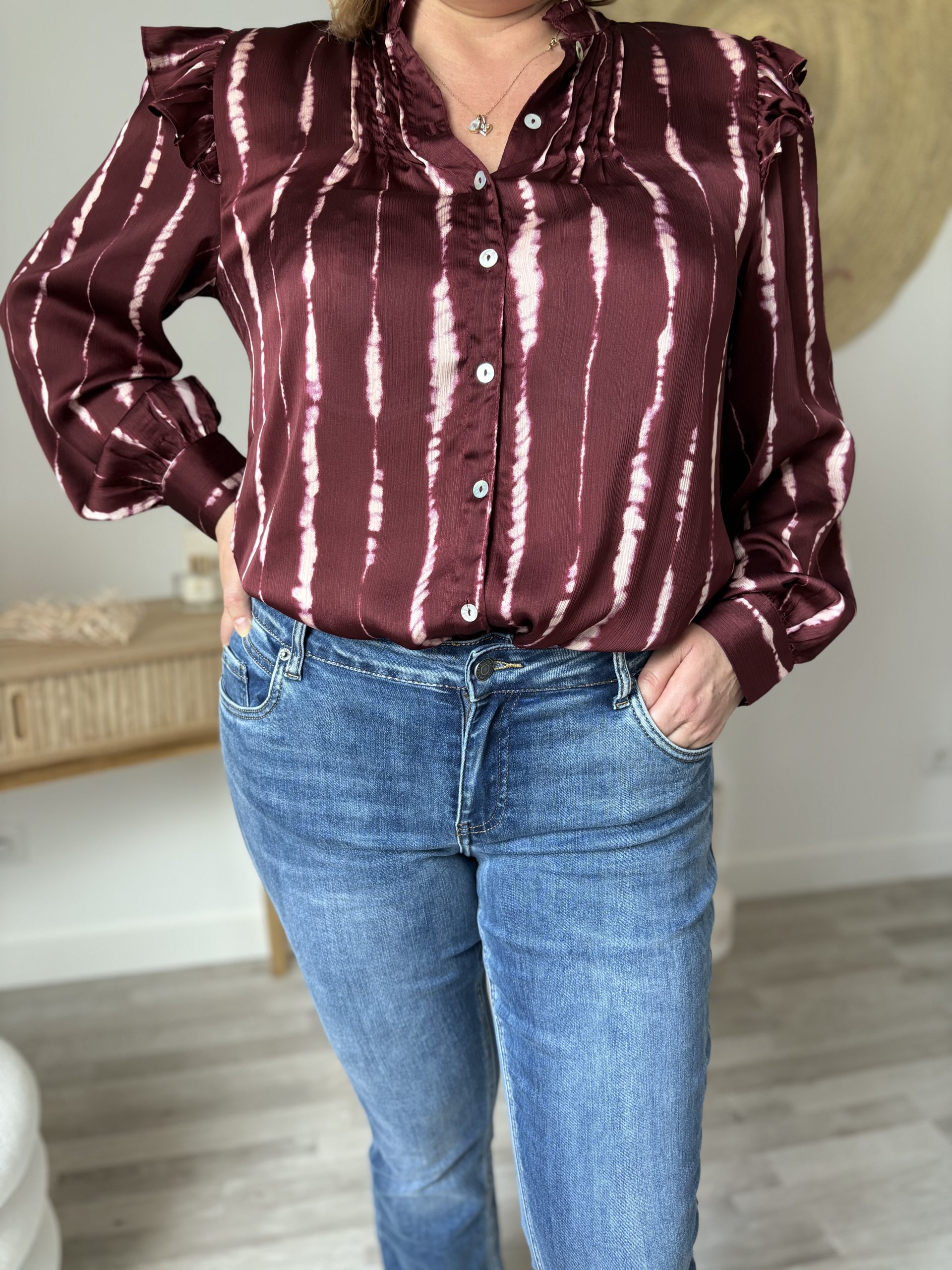 Chemisier en Satin pour Femme – Image 5