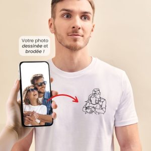 tee shirt brodé personnalisé