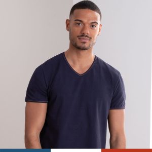 tee shirt homme col v