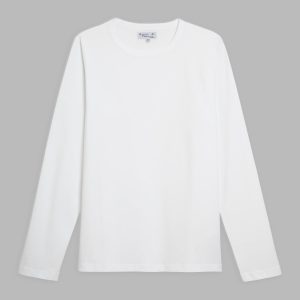 tee shirt manche longue blanc