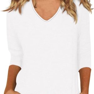 tee shirt manche longue femme coton