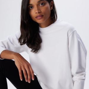tee shirt manches longues femme coton