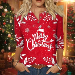 tee shirt noël femme
